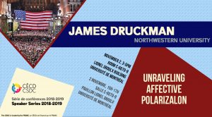Série de Conférences: James Druckman @ Salle C-6070-9, Pavillon Lionel Groulx - Université de Montréal | Montréal | Québec | Canada
