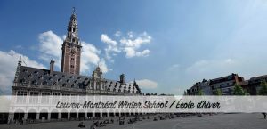 5e École d'hiver Leuven-Montréal @ University of Leuven
