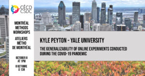 Ateliers méthodologiques de Montréal - Kyle Peyton