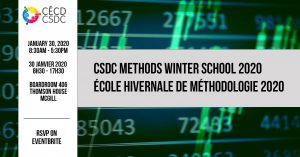 6th Winter School on Methods @ Boardroom 406, Thomson House, McGill
