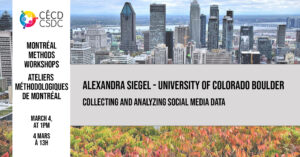 Montreal Methods Workshops - Alexandra Siegel